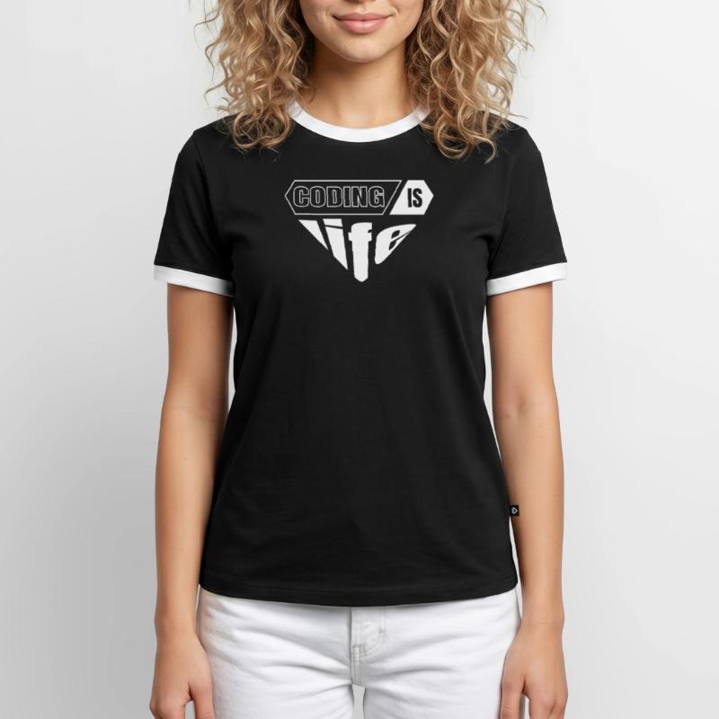 Software Developer Programmer Gift Men's Ringer Shirt
