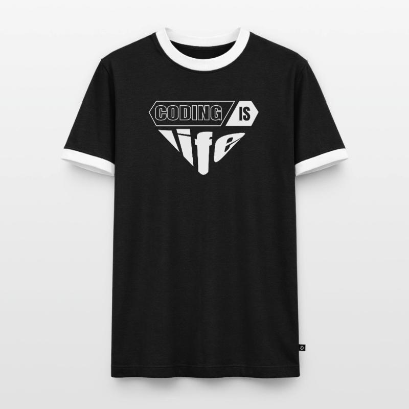 Software Developer Programmer Gift Men's Ringer Shirt