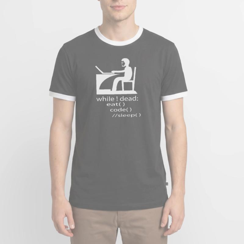 Software Developer Programmer Gift Men's Ringer Shirt