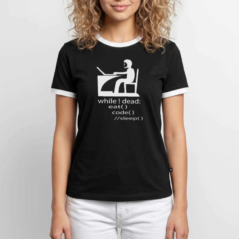 Software Developer Programmer Gift Men's Ringer Shirt
