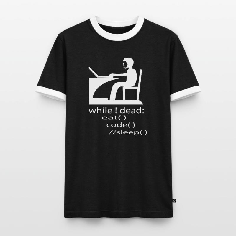 Software Developer Programmer Gift Men's Ringer Shirt
