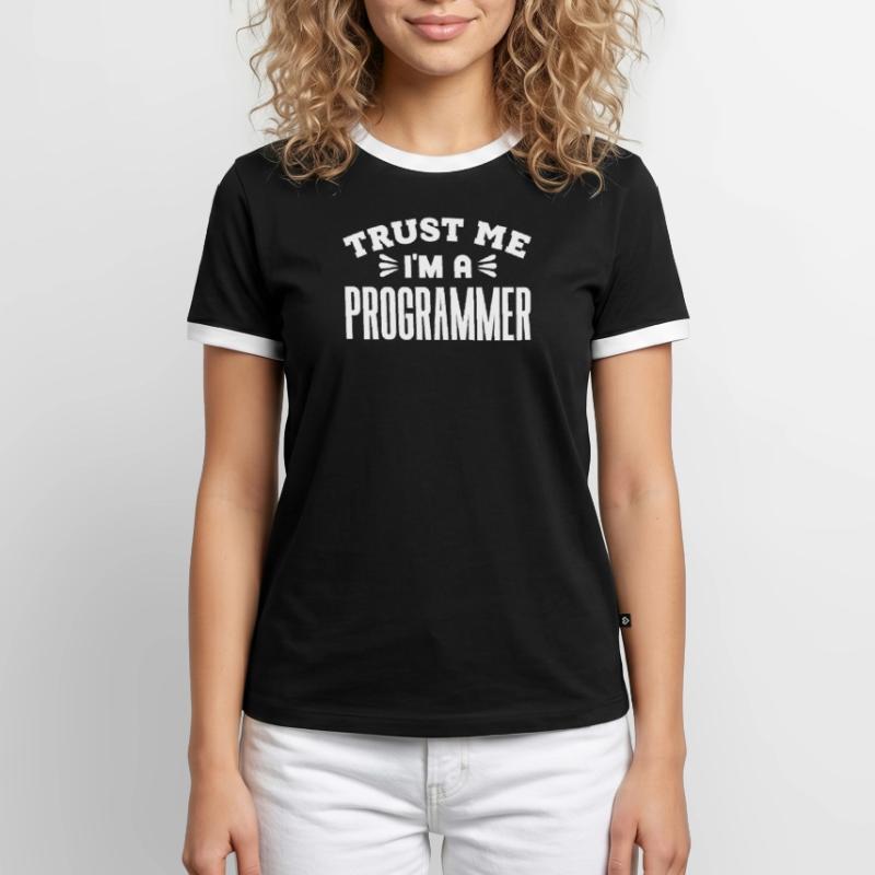 Softwareentwickler Programmierer Geschenk Männer Kontrast-T-Shirt
