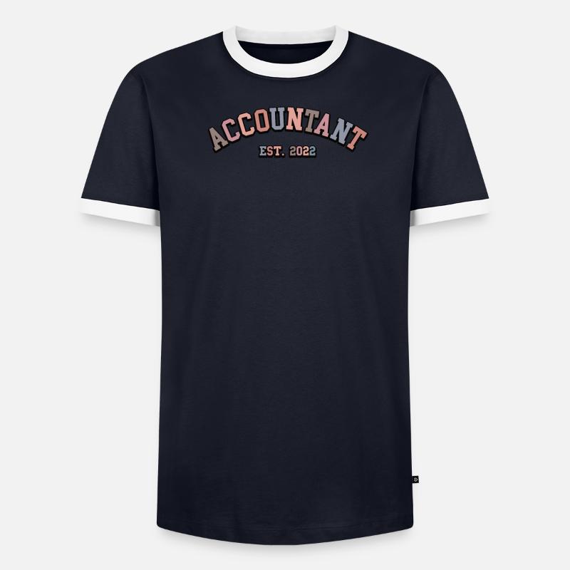 Comptable 2022 Comptable T-shirt contrasté Homme