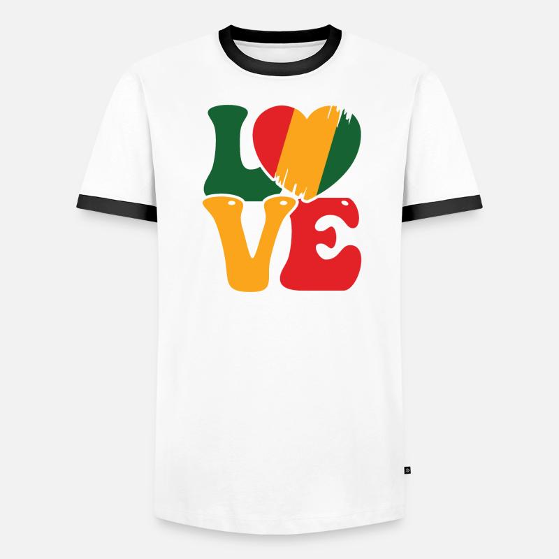 Ich bin Schwarze Geschichte Schwarzer Männer Kontrast-T-Shirt