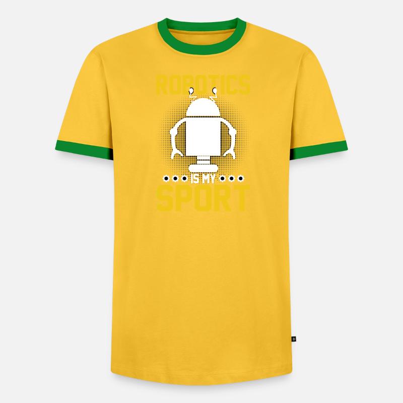 Roboter Programmierer Automatisierungstechniker - Männer Kontrast-T-Shirt - undefined
