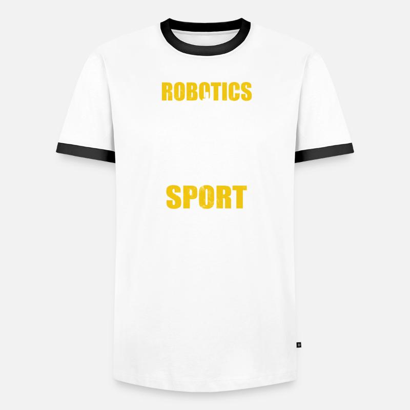 Robot Programmer Automation Technician Men's Ringer Shirt