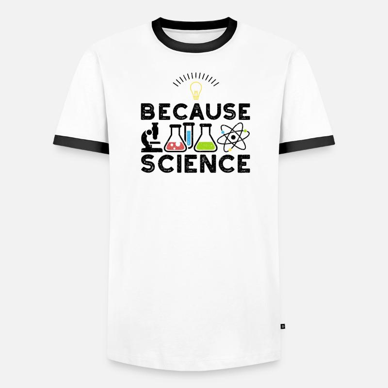 Parce que la science T-shirt contrasté Homme