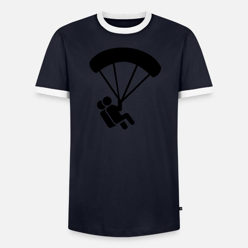 Parachutisme T-shirt contrasté Homme