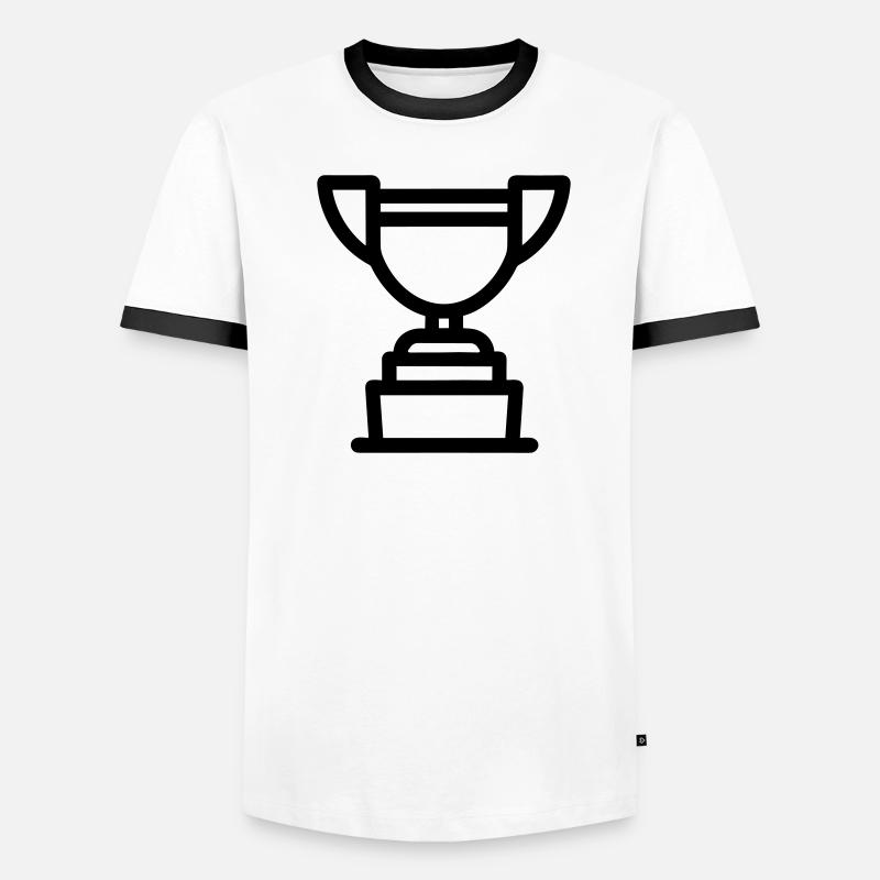 Trophäe Männer Kontrast-T-Shirt