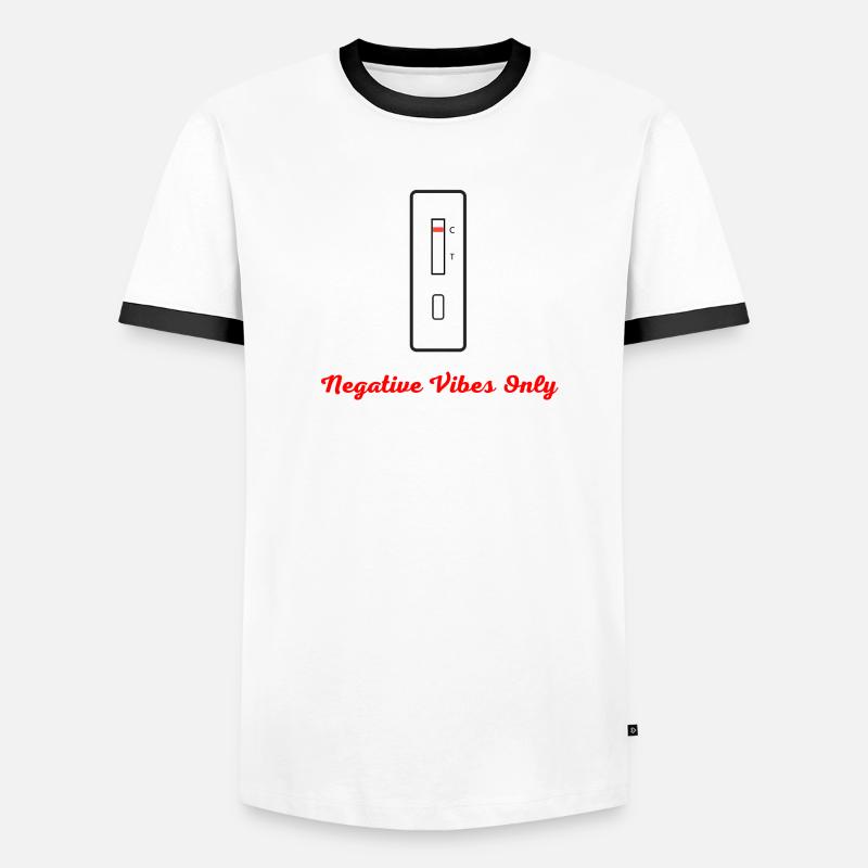 Negative Vibes Only Men's Ringer Shirt