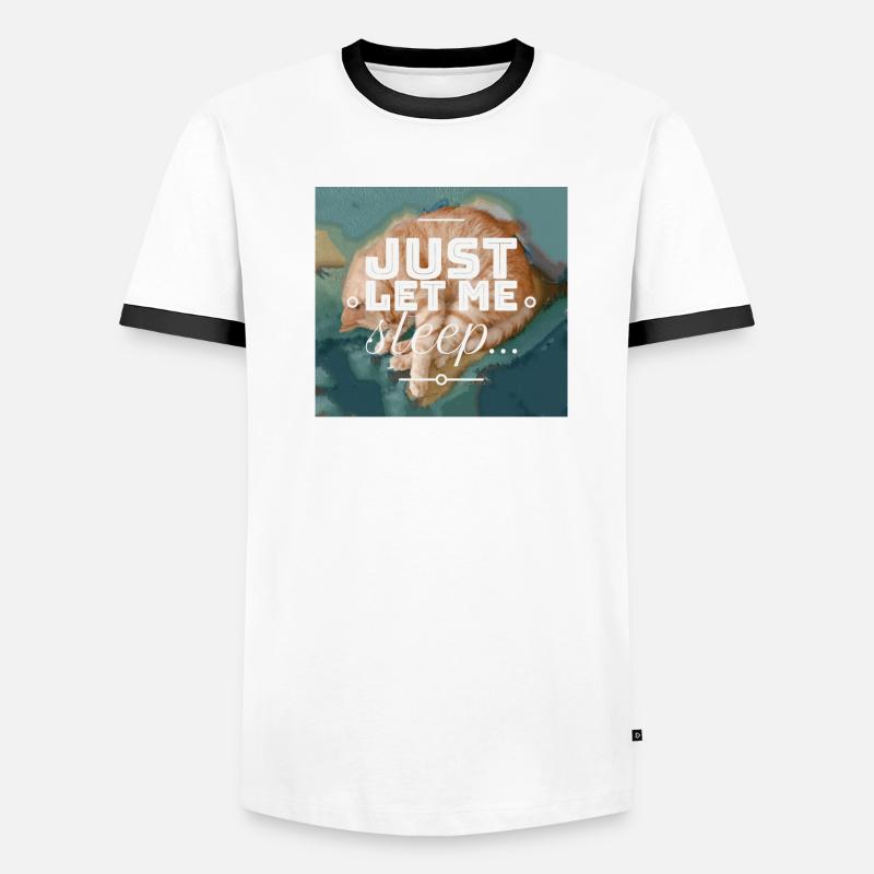 Lass mich einfach schlafen... Männer Kontrast-T-Shirt