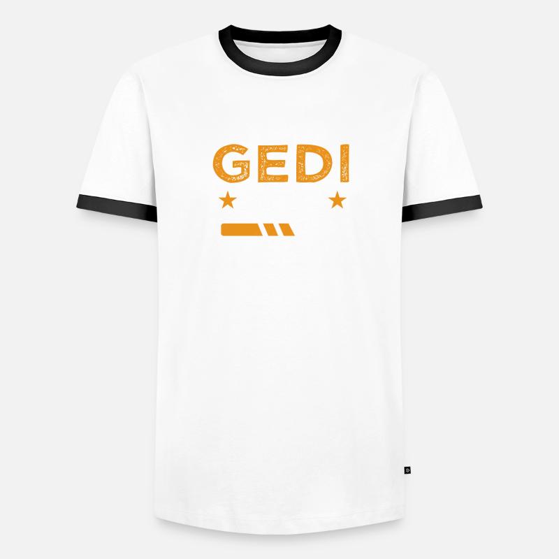 GediLoading Bruder Wird Pate Zukünftiger Gedi Männer Kontrast-T-Shirt