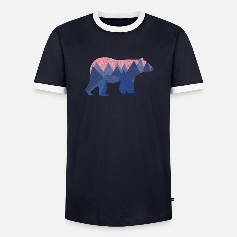 mountain bear T-shirt contrasté Homme