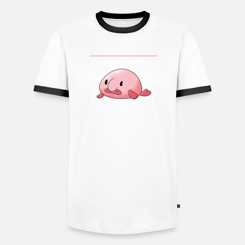 Blobfish Explication Anatomie d’un Blobfish T-shirt contrasté Homme