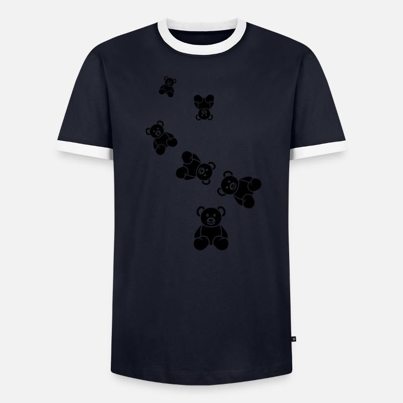 Ours en peluche T-shirt contrasté Homme