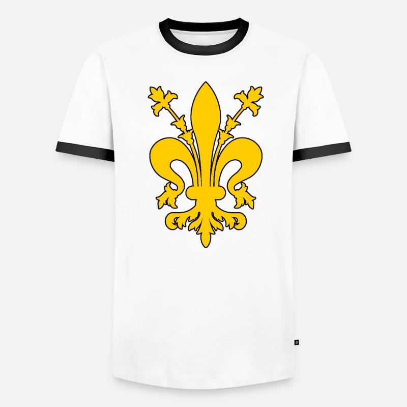 Fleur de Lys T-shirt contrasté Homme