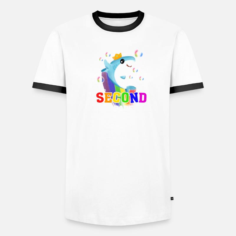 Hello Second Grade Men's Ringer Shirt
