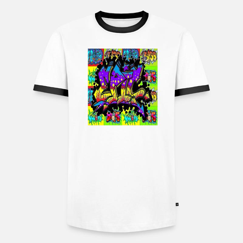 graffiti,rap,spray,skate,street,pop,art,nyc,usa, Men's Ringer Shirt