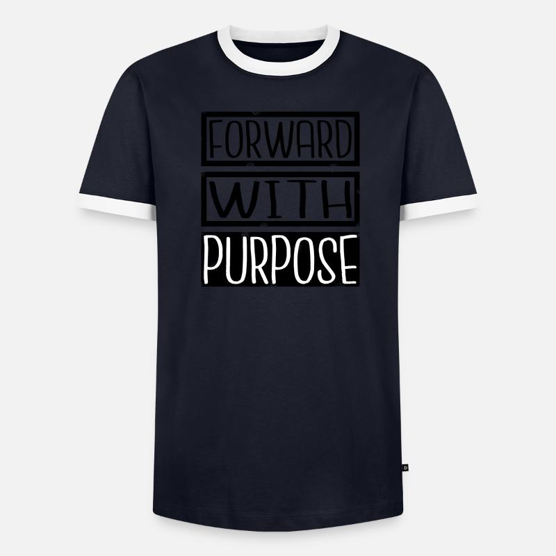 progress growth change development enthusiasm - Männer Kontrast-T-Shirt - undefined