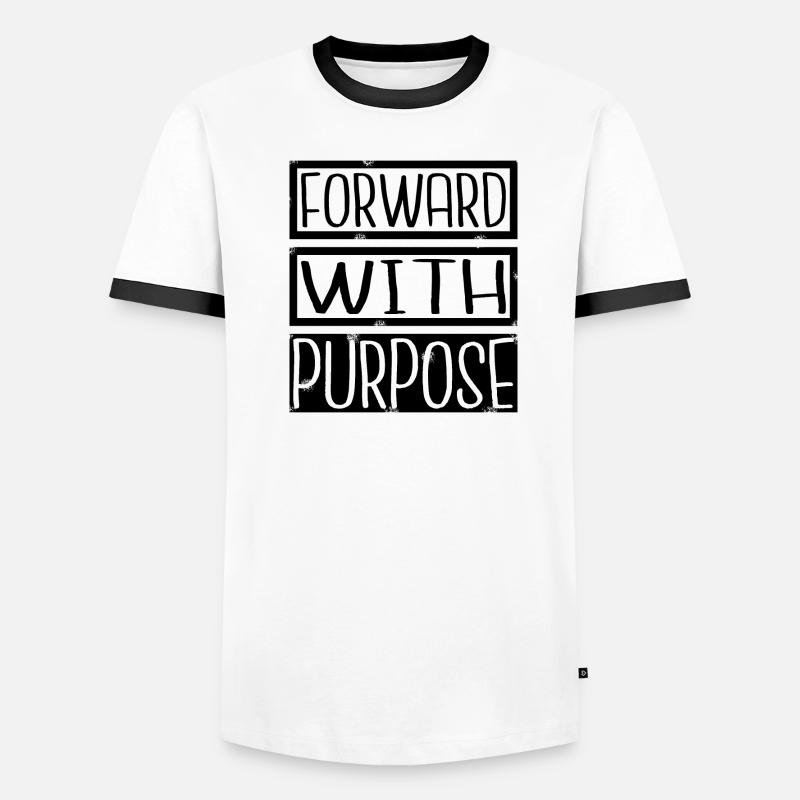 Progress Growth Change Development Enthusiasm Men's Ringer Shirt