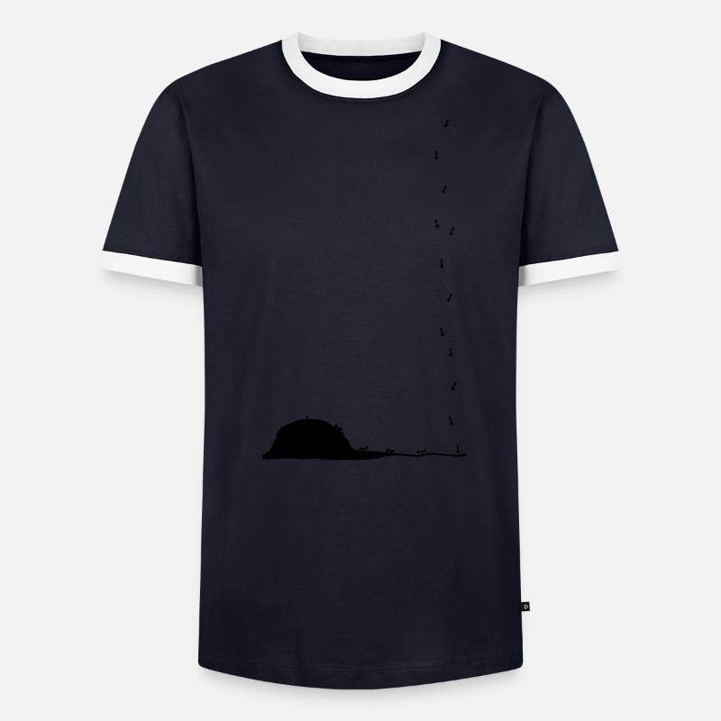 fourmis T-shirt contrasté Homme