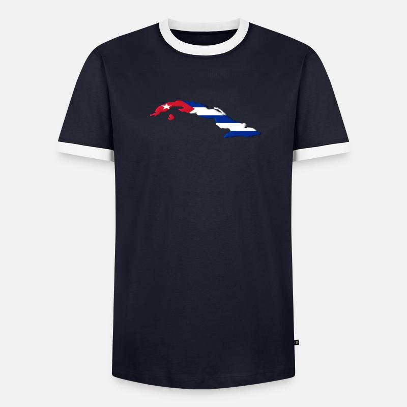 CUBA T-shirt contrasté Homme