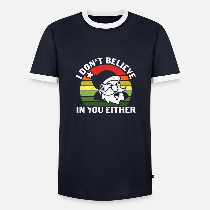 Weihnachtsmann Pullover -Weihnachten Geschenke - Männer Kontrast-T-Shirt - undefined