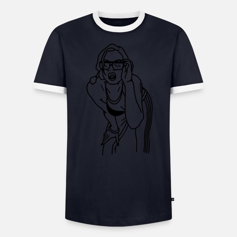FILLE T-shirt contrasté Homme