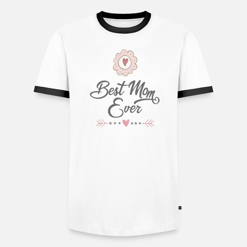 Mutter Männer Kontrast-T-Shirt