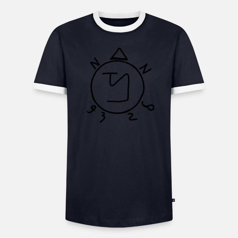 Interdiction des anges surnaturels T-shirt contrasté Homme