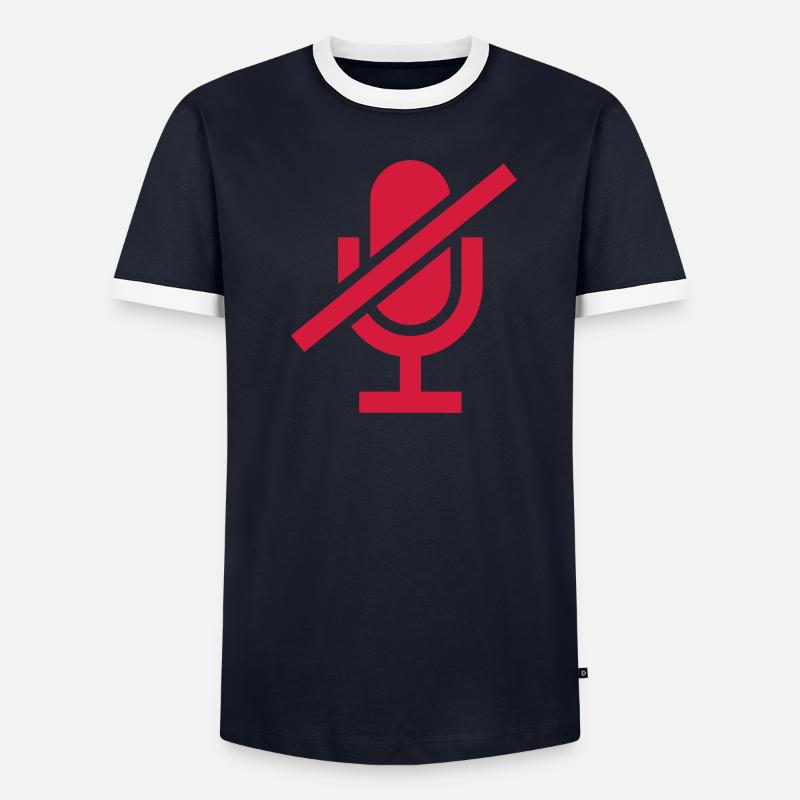 Basculez le micro T-shirt contrasté Homme