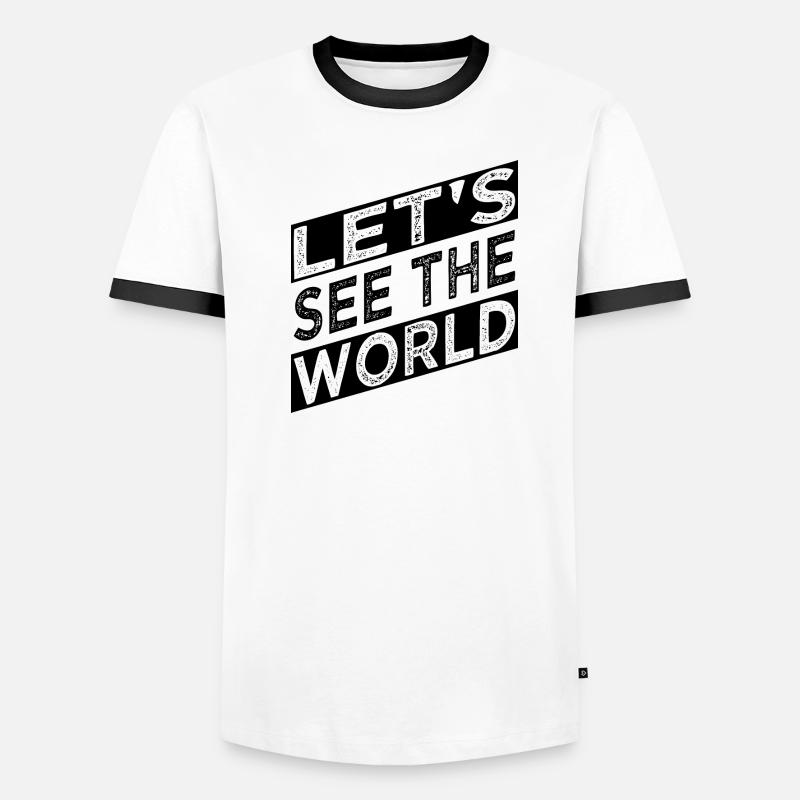 camping outdoors fly explorer nice T-shirt contrasté Homme