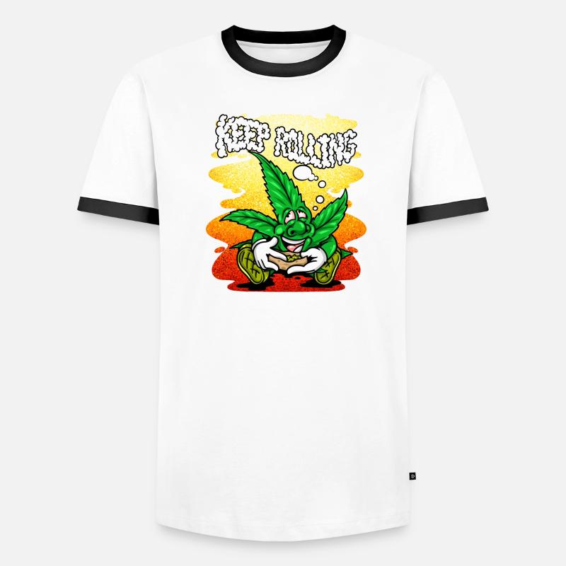 KEEP ROLLING Men's Ringer Shirt