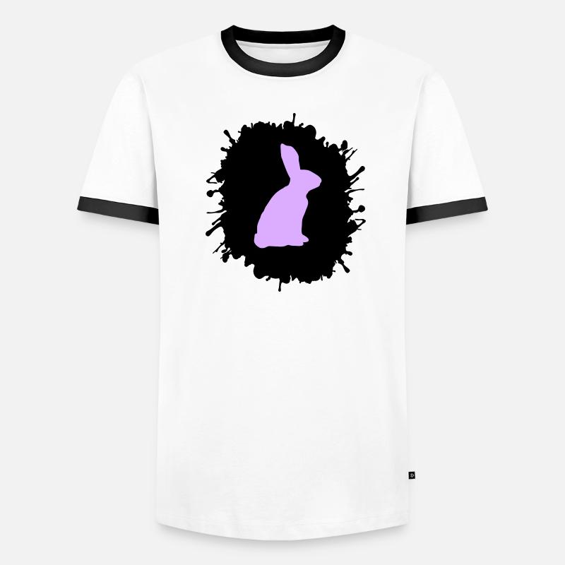Splatter Bunny Men's Ringer Shirt