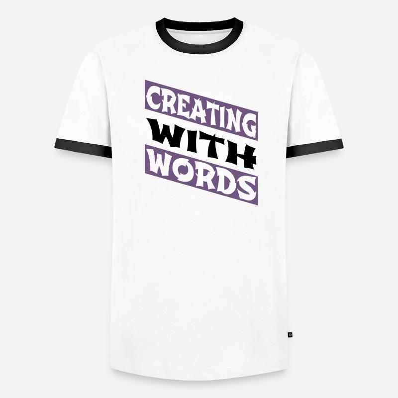 dictons écriture techniques d’écriture T-shirt contrasté Homme