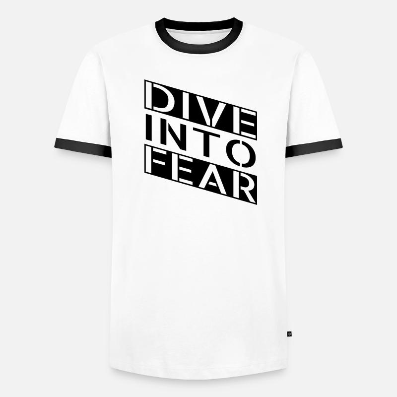 Techniques de saut à l’élastique Courage Bday T-shirt contrasté Homme