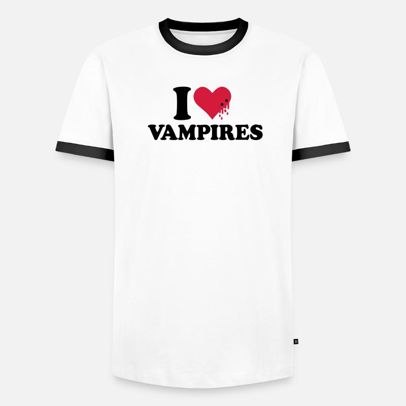 Vampire Männer Kontrast-T-Shirt