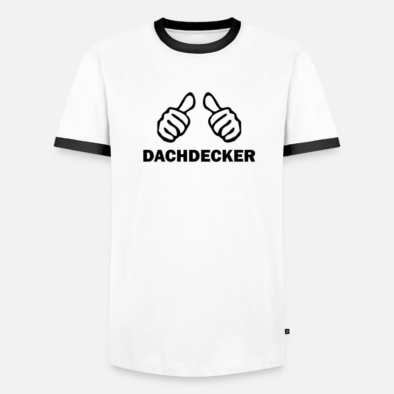 dachdecker Männer Kontrast-T-Shirt