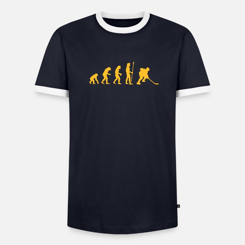 evolution_icehockey1 Männer Kontrast-T-Shirt