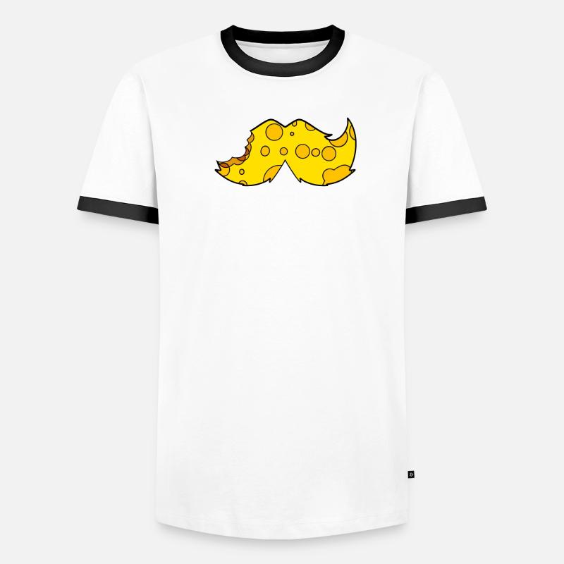 Mustache Mustache Beard Cheese Men's Ringer Shirt