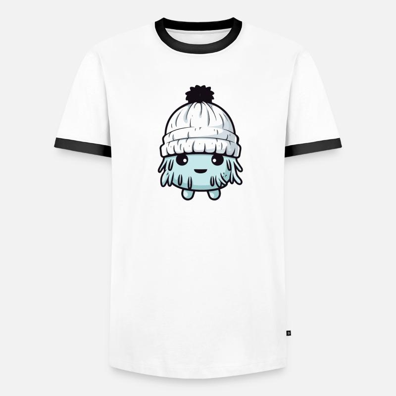 Eskimo Cold Comic Winter Men's Ringer Shirt