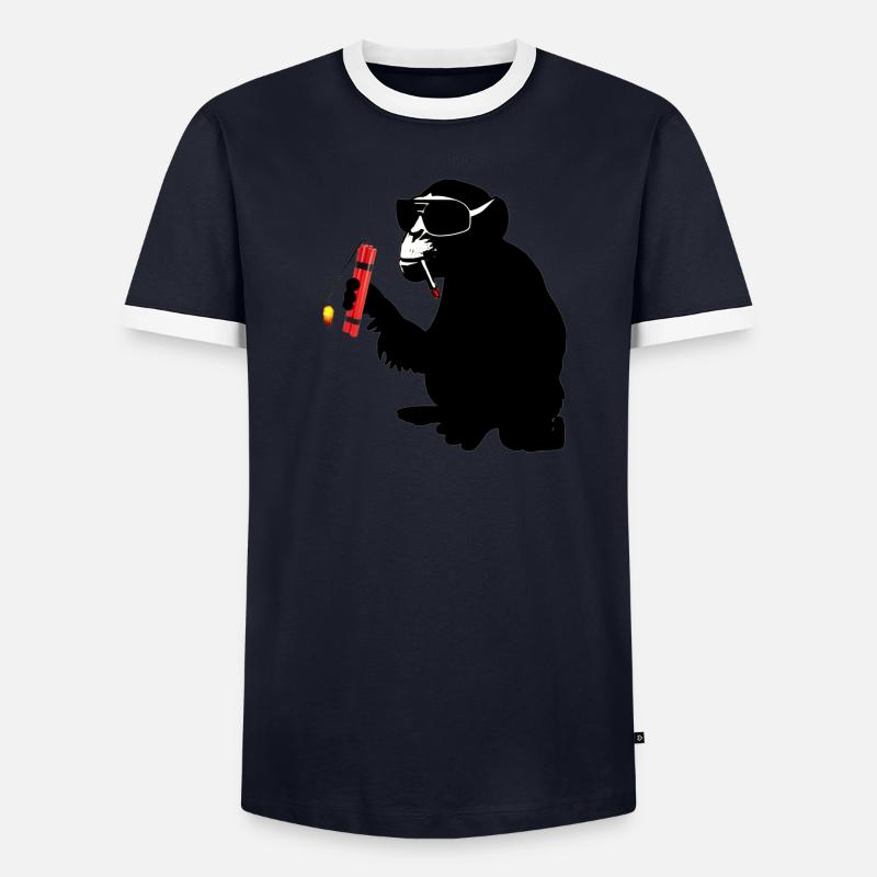 explosive monkey Men's Ringer Shirt