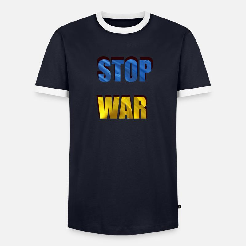 STOP WAR Men's Ringer Shirt