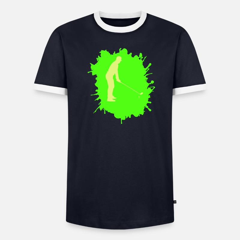 Golf Blobs Men's Ringer Shirt
