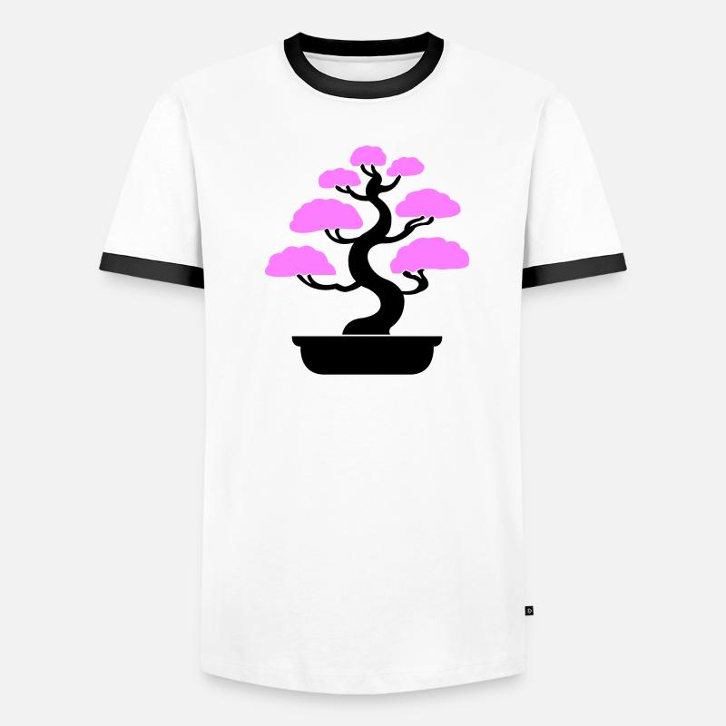 Bonsai Tree Tree Men's Ringer Shirt