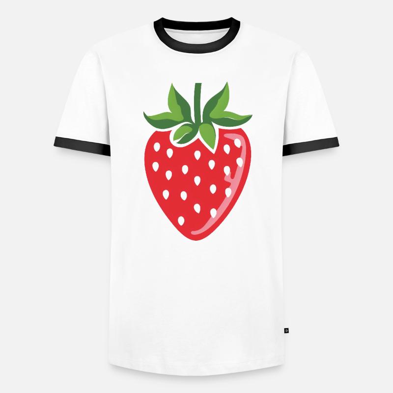 Strawberry Men's Ringer Shirt