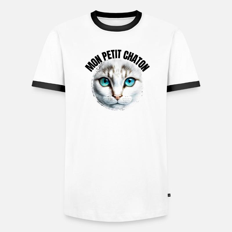 Mon petit Chaton ! T-shirt contrasté Homme