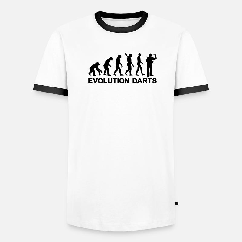 Evolution Darts Männer Kontrast-T-Shirt