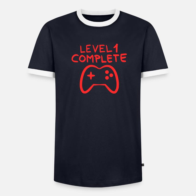 Console de jeu d'un an T-shirt contrasté Homme