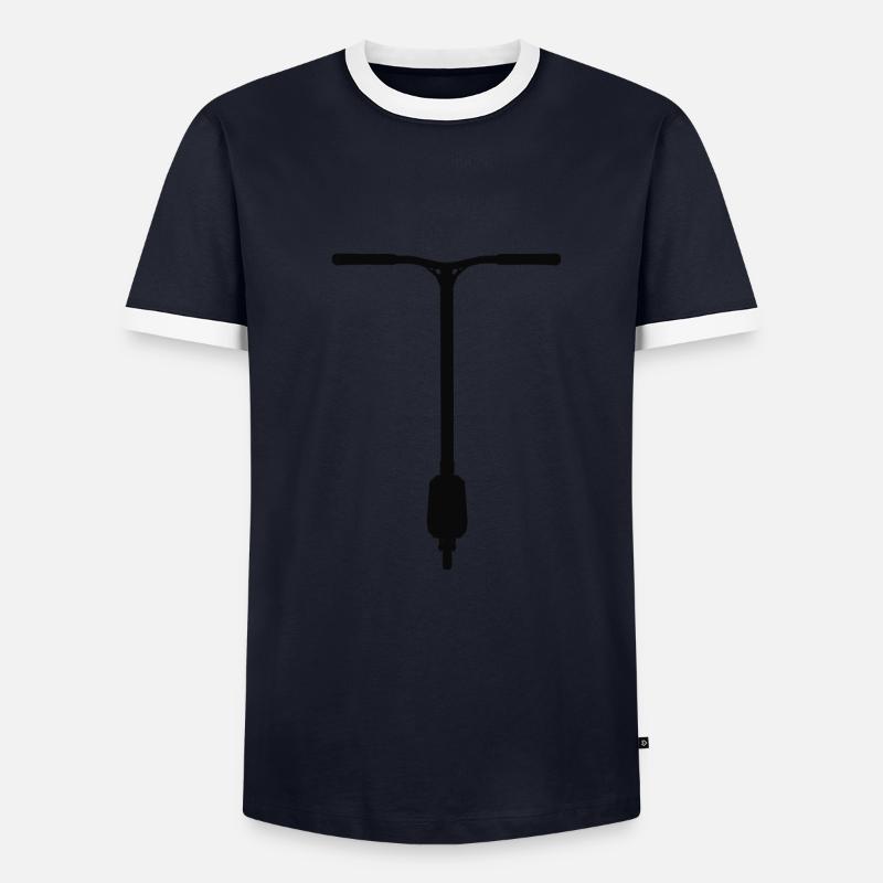 Roller Männer Kontrast-T-Shirt